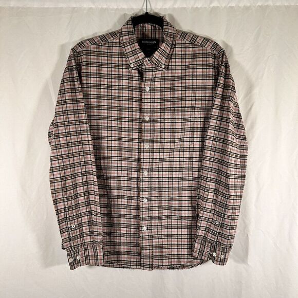 Bonobos Shirt Men's Medium Multicolor Plaid Button Up Long Sleeve Stretch Cotton - Picture 1 of 8